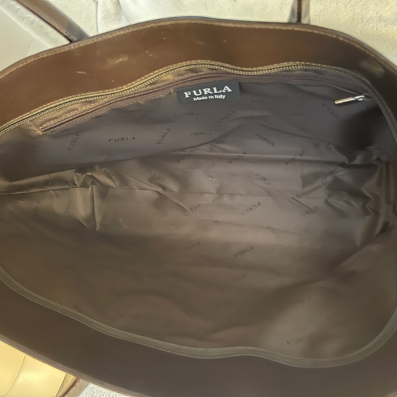 FURLA Tote in Dark Chocolate Brown - Picture 8 of 11